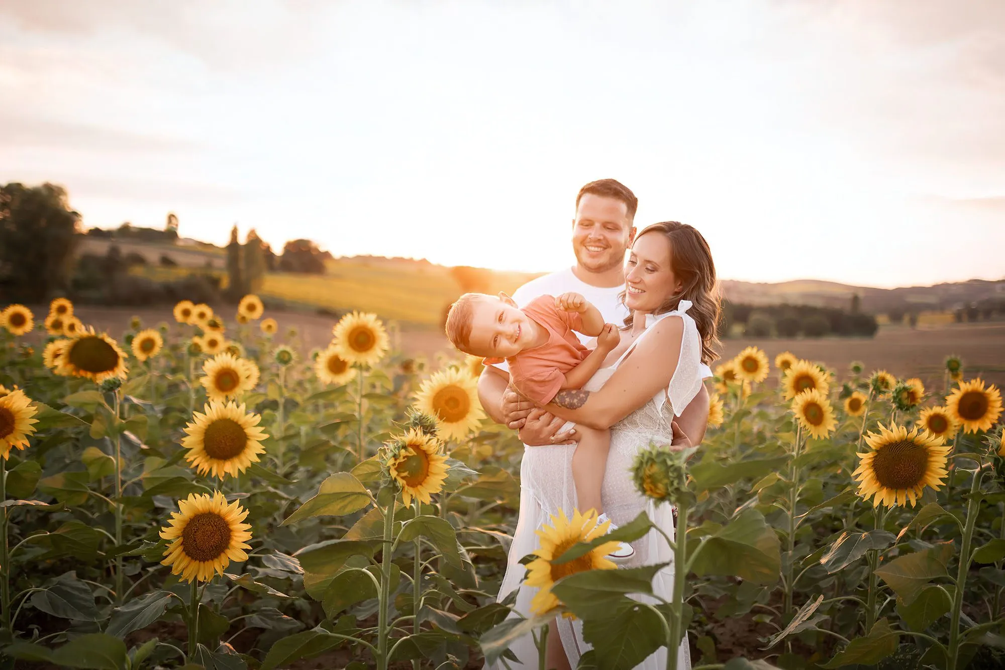 style photo de grossesse avec aîné