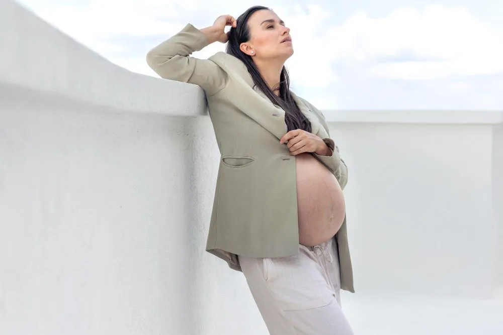 shooting photo grossesse seule réussie